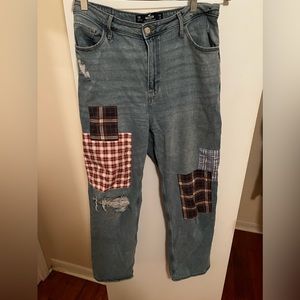 Hollister patchwork jeans